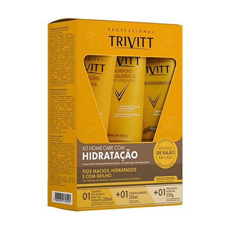 Kit Trivitt Home Care Itallian (shampoo + Condicionador + Hidratação)