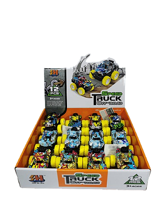 CARRINHO FRICCAO 360 COLORS 10CM IMCOL TOYS