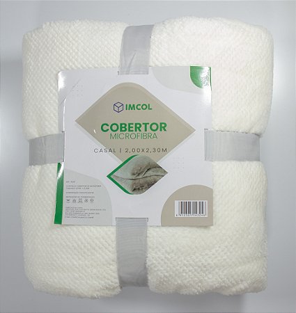 COBERTOR MANTA PLUSH CASAL 200X230 LACO 4324 IMCOL