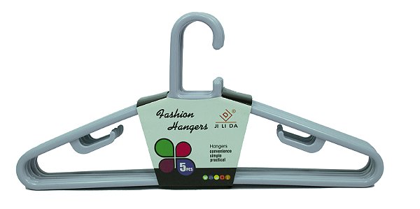 CABIDE PLASTICO IMCOL 5PCS 44CM SORTIDO 0778