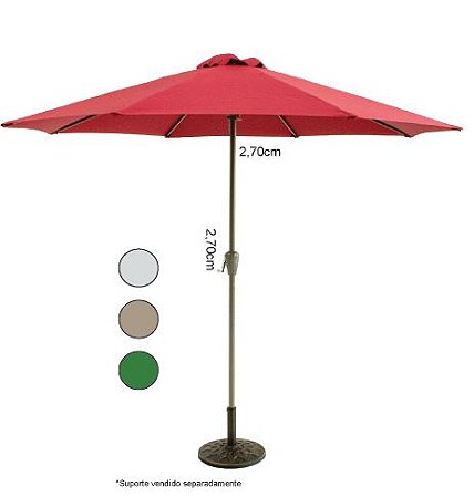 GUARDA SOL IMCOL 2.70X2.70M 1300