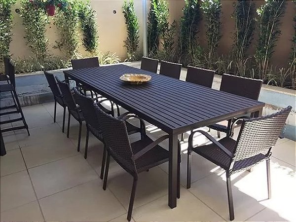 IMC CJ MESA 150X90CM+ 6 CAD.METAL 4461