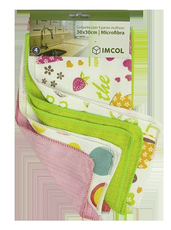 PANO MICROFIBRA IMCOL 4PCS 30X30 0765
