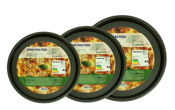 FORMA ANTIADERENTE PIZZA IMCOL RED.26CM 0530
