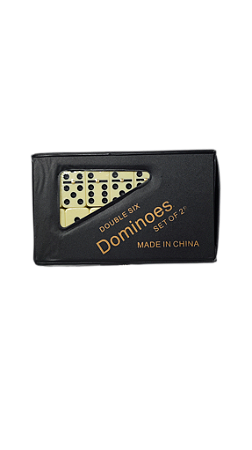 JOGO DE DOMINÓ DOUBLE SIX PEÇAS GRANDES - IMCOL