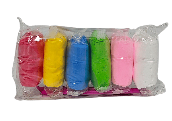 MASSA EVA 40G COM 6 CORES +3 ESPÁTULA - IMCOL