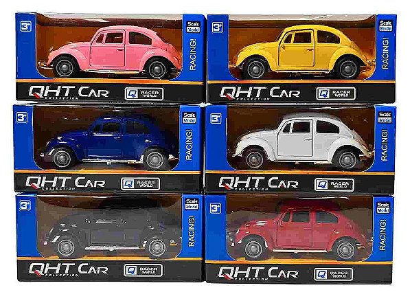 CARRINHO FRICÇÃO DE METAL FUSCA 11CM - IMCOL