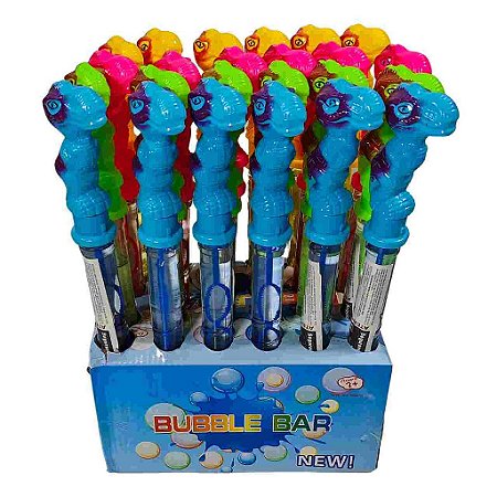 LANÇA BOLHAS BUBBLE BAR DINOSSAURO - IMCOL