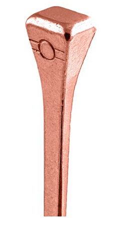 Cravo para ferradura cobreado slim esl-4 c/250un