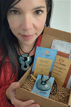 Kit Mães Joanas | Colar Cerâmica Arcos in+ Café