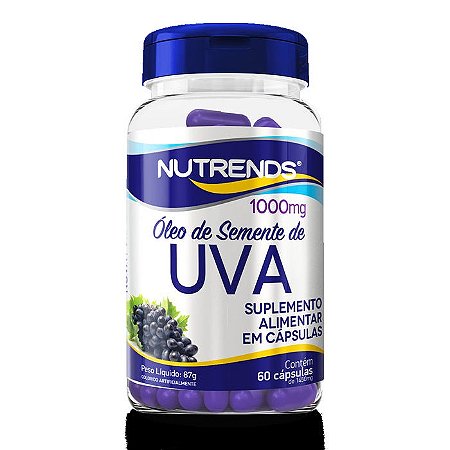 Oleo Semente Uva 1000mg 60Caps