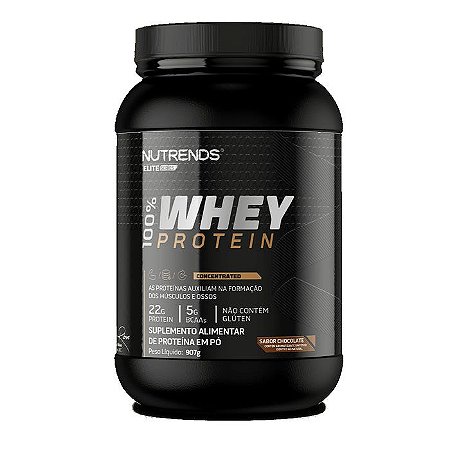 WHEY PROTEIN 100% 907G SABOR CHOCOLATE