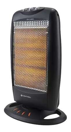 Aquecedor Domestico Halogeno 127v 1200W Premium Ventisol