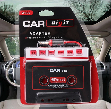 NOVO Adaptador De Fita Cassete Do Carro 3.5mm AUX Car Audio Tape Cassette Converter Para O Telefone Do Carro CD Player MP3/4 Carro Tape Player