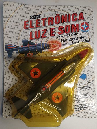Caça Supersônico Estrela – Série Eletrônica Luz e Som – Anos 80/90 - Verde