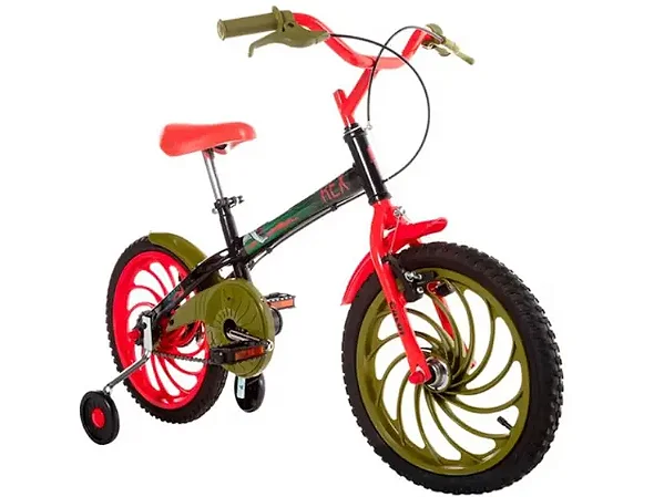 Bicicleta com Rodinhas Aro 16 Caloi Power Rex A22 – Preto – T10R16V1