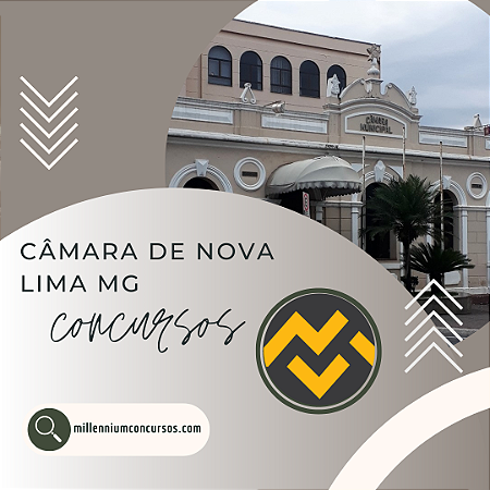 Apostila CÂMARA DE NOVA LIMA MG 2024 Oficial Administrativo