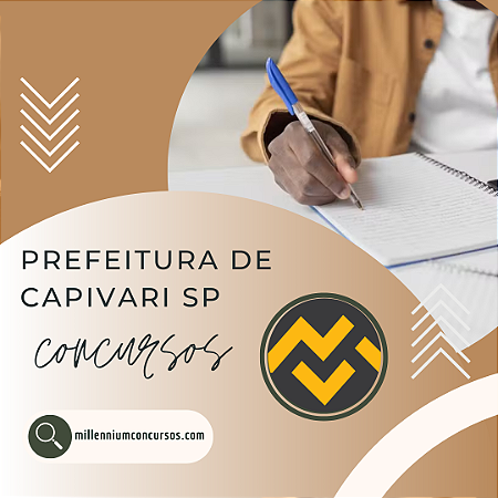Apostila PREFEITURA DE CAPIVARI SP 2025 Fiscal Ambiental