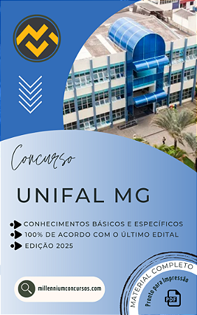Apostila UNIFAL MG 2025 Administrador