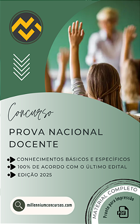 Apostila PND 2025 Professor Letras Inglês