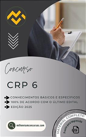 Apostila CRP 6 2025 Técnico em Arquivologia
