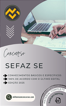 Apostila SEFAZ SE 2025 Auditor Fiscal Tributário Tecnologia da Informação