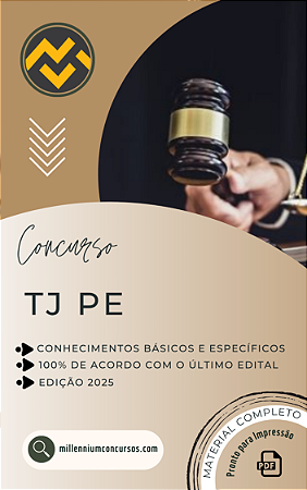 Apostila TJ PE 2025 Analista Judiciário Judiciária