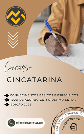 Apostila CINCATARINA 2025 Tecnólogo da Informação