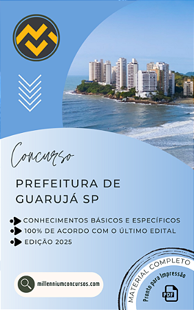 Apostila PREFEITURA DE GUARUJÁ SP 2025 Analista de Transporte e Trânsito
