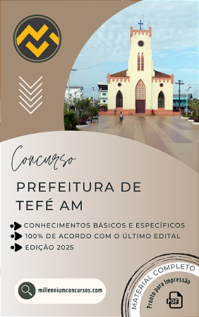 Apostila PREFEITURA DE TEFÉ AM 2025 Assistente Social