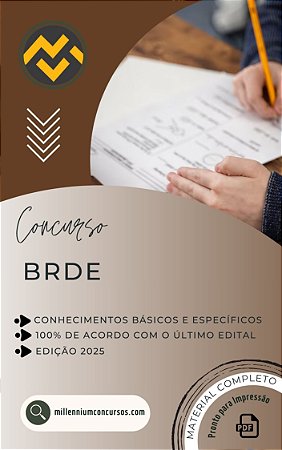 Apostila BRDE 2025 Analista de Projetos Contador