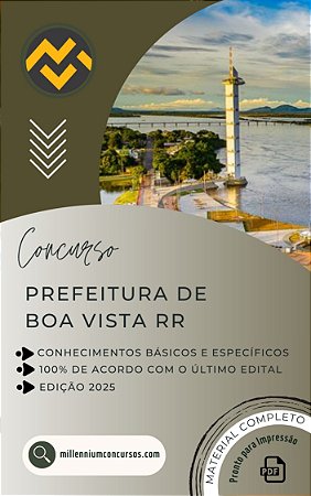 Apostila PREFEITURA DE BOA VISTA RR 2025 Enfermeiro