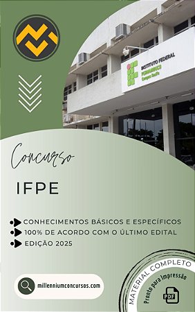 Apostila IFPE 2025 Técnico de Laboratório Tecnologia da Informação
