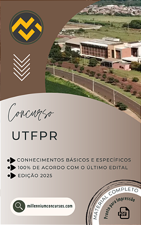 Apostila UTFPR 2025 Assistente de Alunos