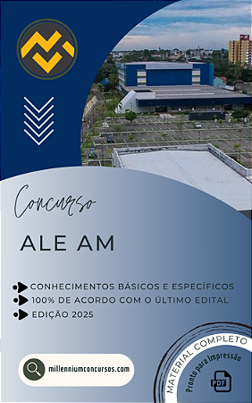 Apostila ALE AM 2025 Técnico Produção Áudio Visual