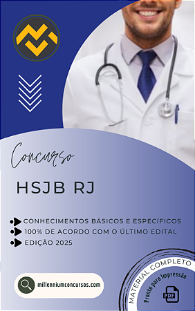 Apostila HSJB RJ 2025 Técnico em Enfermagem