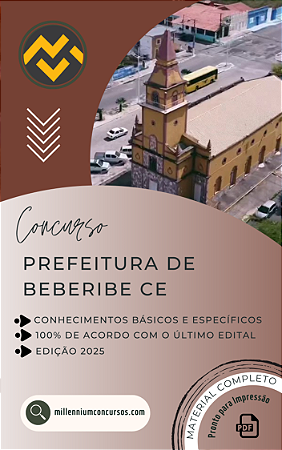 Apostila PREFEITURA DE BEBERIBE CE 2025 Fisioterapeuta