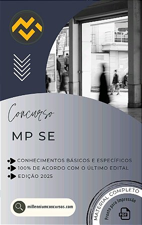Apostila MP SE 2025 Analista TI Segurança da Informação e Proteção de Dados