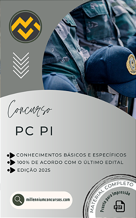 Apostila PC PI 2025 Perito Criminal - Geologia Forense