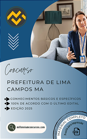 Apostila PREFEITURA DE LIMA CAMPOS MA 2025 Professor de Português Séries Finais