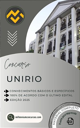 Apostila UNIRIO 2025 Estatístico
