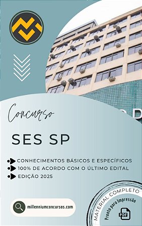 Apostila SES SP 2025 Farmacêutico