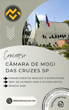 Apostila CÂMARA DE MOGI DAS CRUZES SP 2025 Assessor Legislativo Contábil e Financeiro