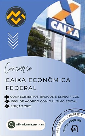 Apostila CAIXA ECONÔMICA FEDERAL 2025 Arquiteto