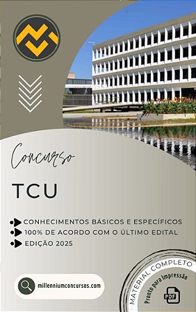 Apostila TCU 2025 Auditor Auditoria De Tecnologia Da Informação
