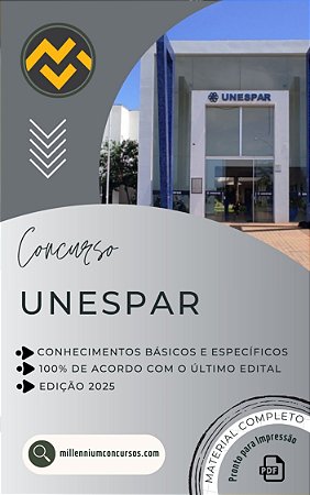 Apostila UNESPAR 2025 Agente de Assuntos Internacionais