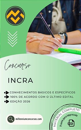 Apostila INCRA 2026 Geografia