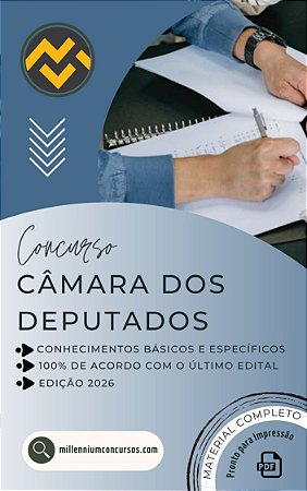 Apostila Câmara dos Deputados 2026 Técnico Assistente Legislativo e Administrativo