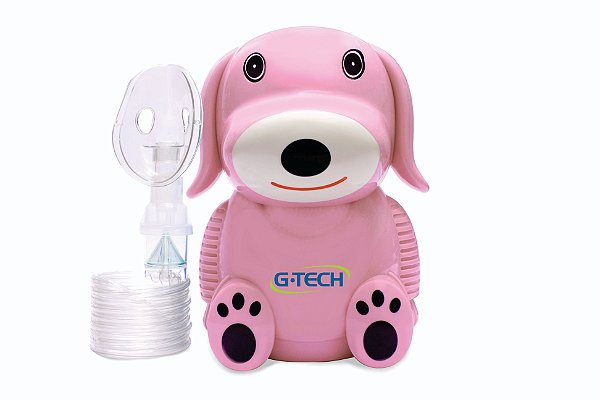 Inalador e Nebulizador NEBDOG G-TECH Rosa