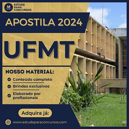Apostila UFMT 2024 Contador